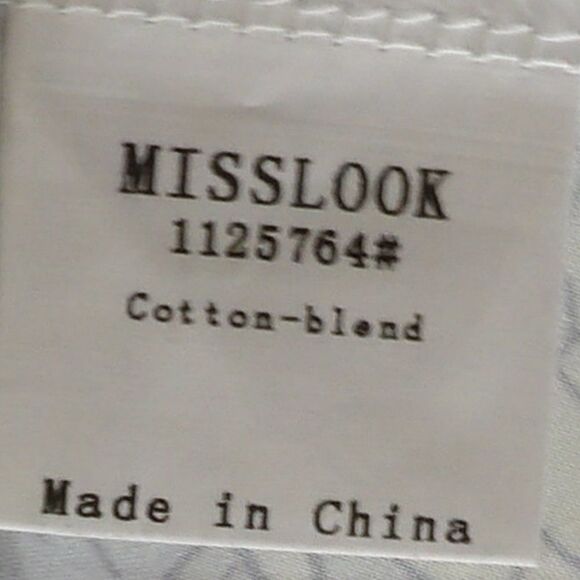 FINAL PRICE Misslook Yellow Floral Print Flutter Sleeve Tunic Blouse Top - Picture 8 of 9